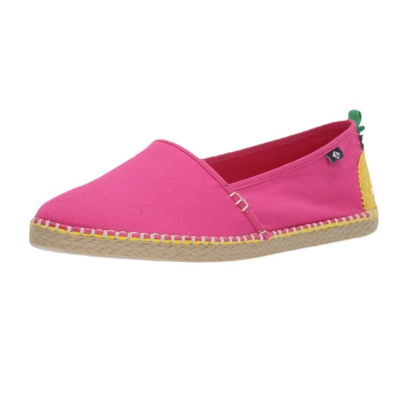 Sperry Other - Sperry Top Sider Skysail Slip On Espadrilles w. Pineapple Flats Sneakers Shoes